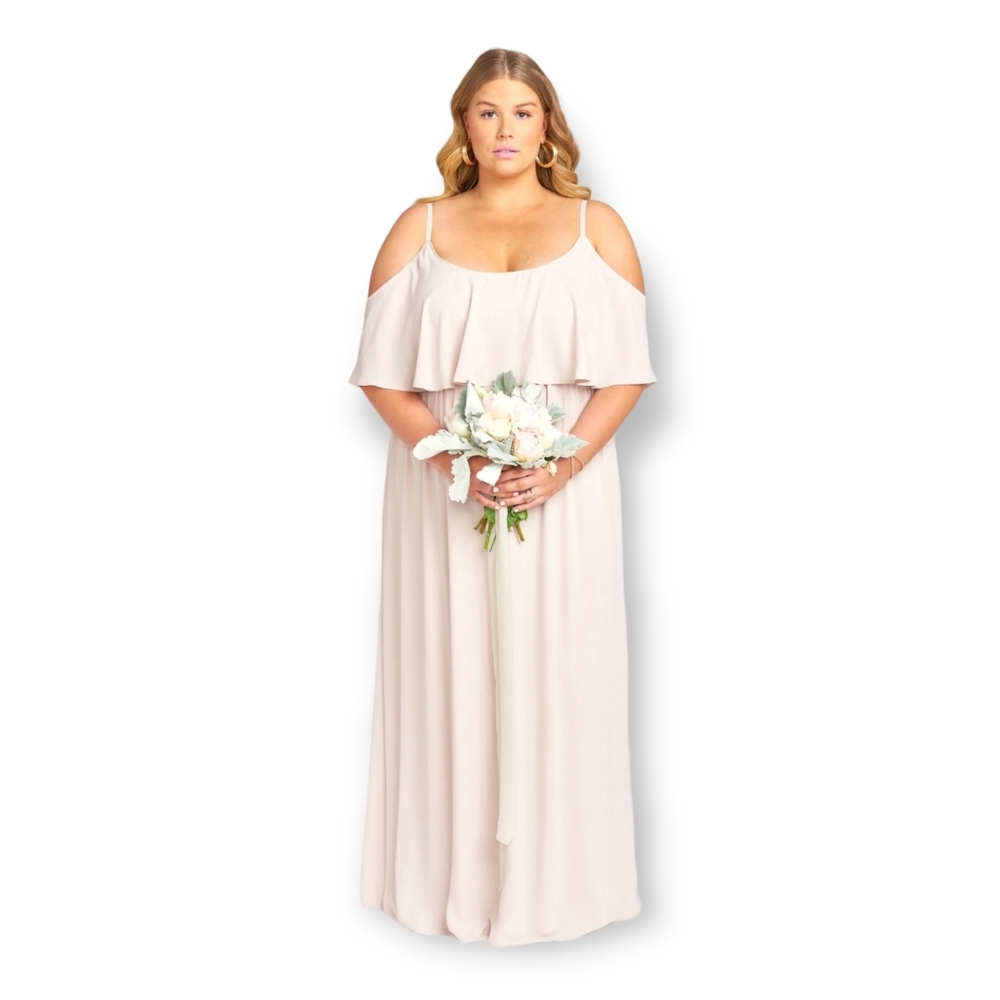 Show me your Mumu Ruffle Maxi Dress Weeding Size XXL